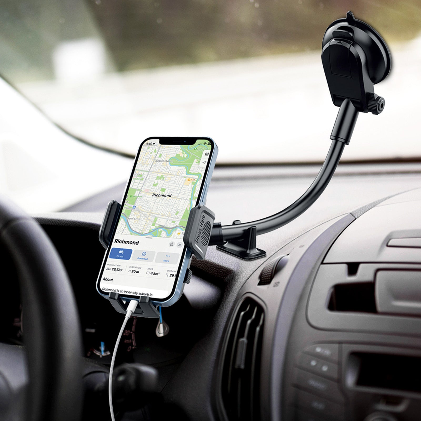 Antsig 2-in-1 Car Phone Mount