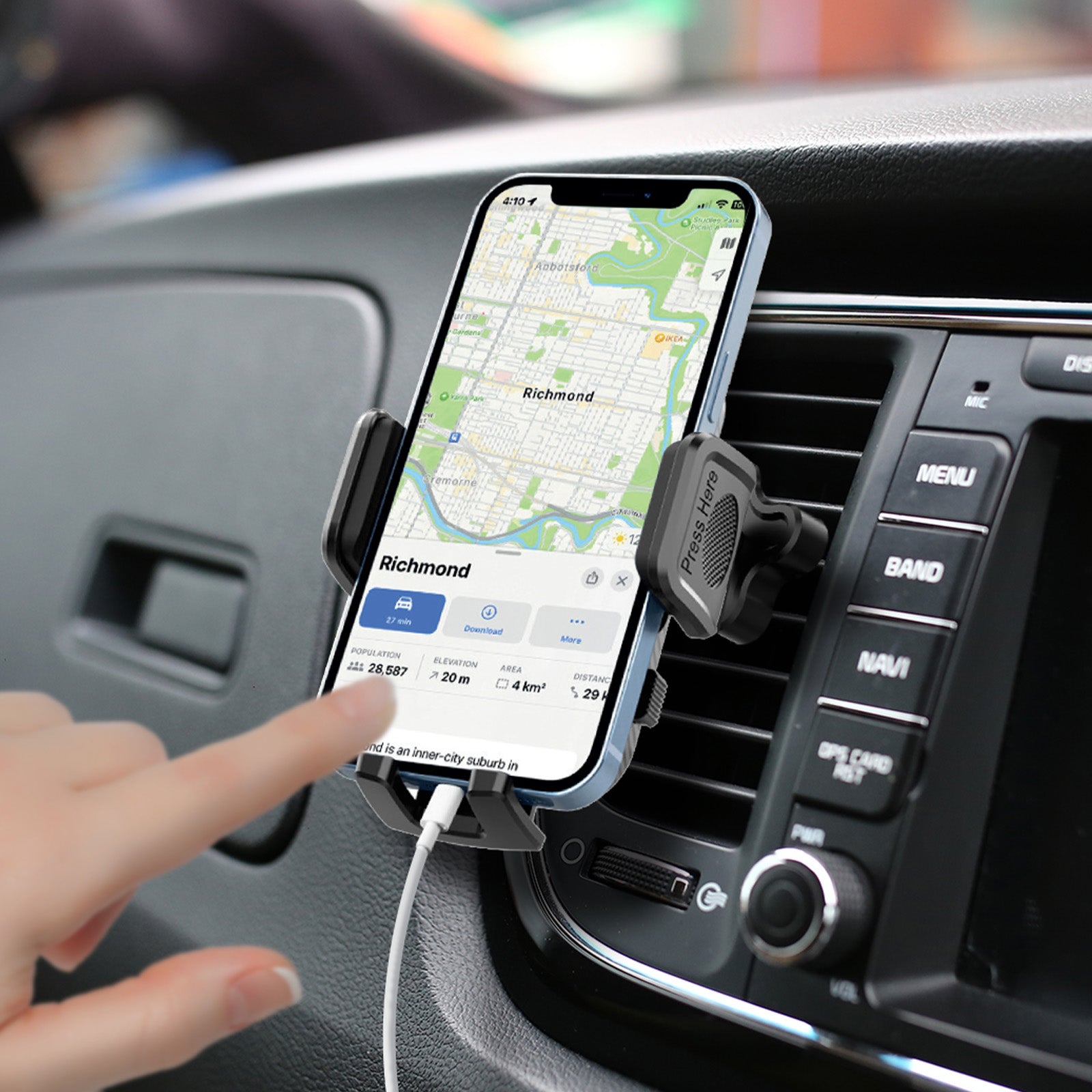 Antsig 2-in-1 Car Phone Mount