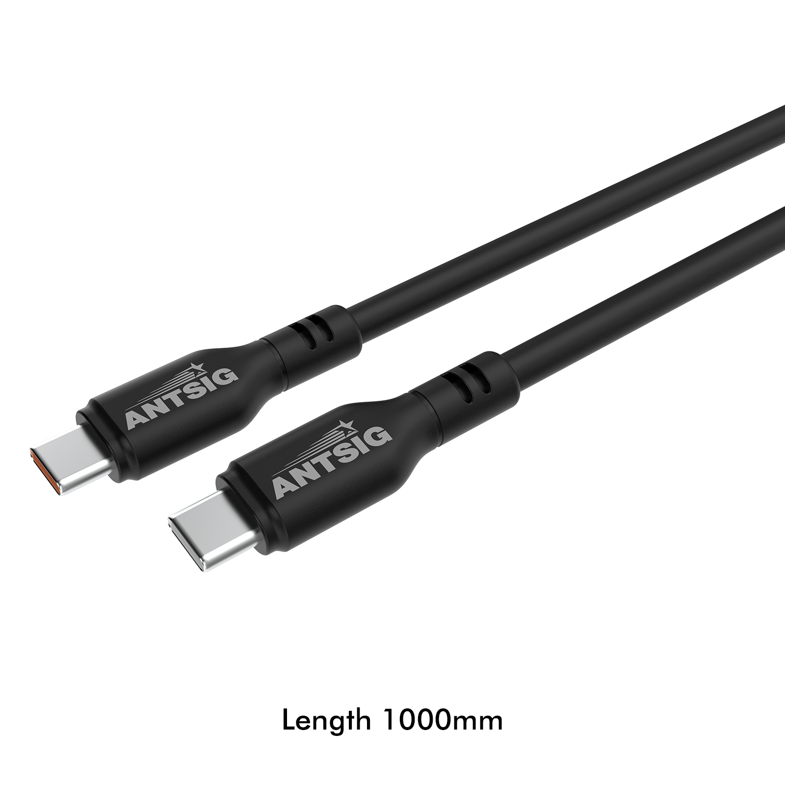 Antsig 1m 100W USB-C to USB-C Cable Twin Pack