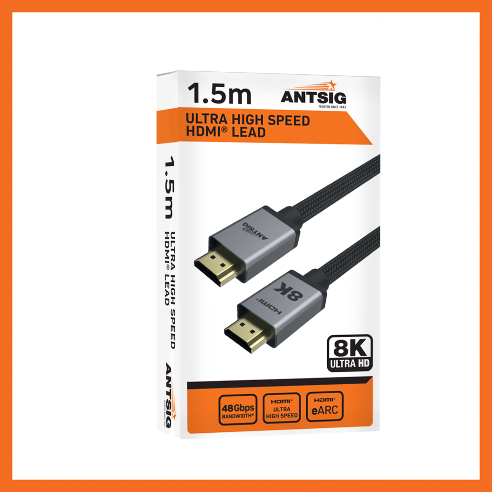 Antsig 1.5m Ultra High Speed 8K HDMI Cable