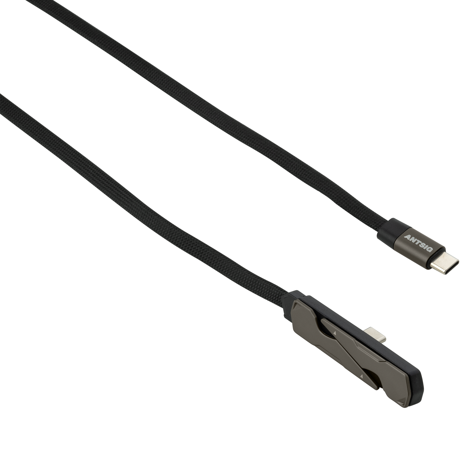 Antsig 2m 240W USB-C to USB-C Cable with Foldable Stand