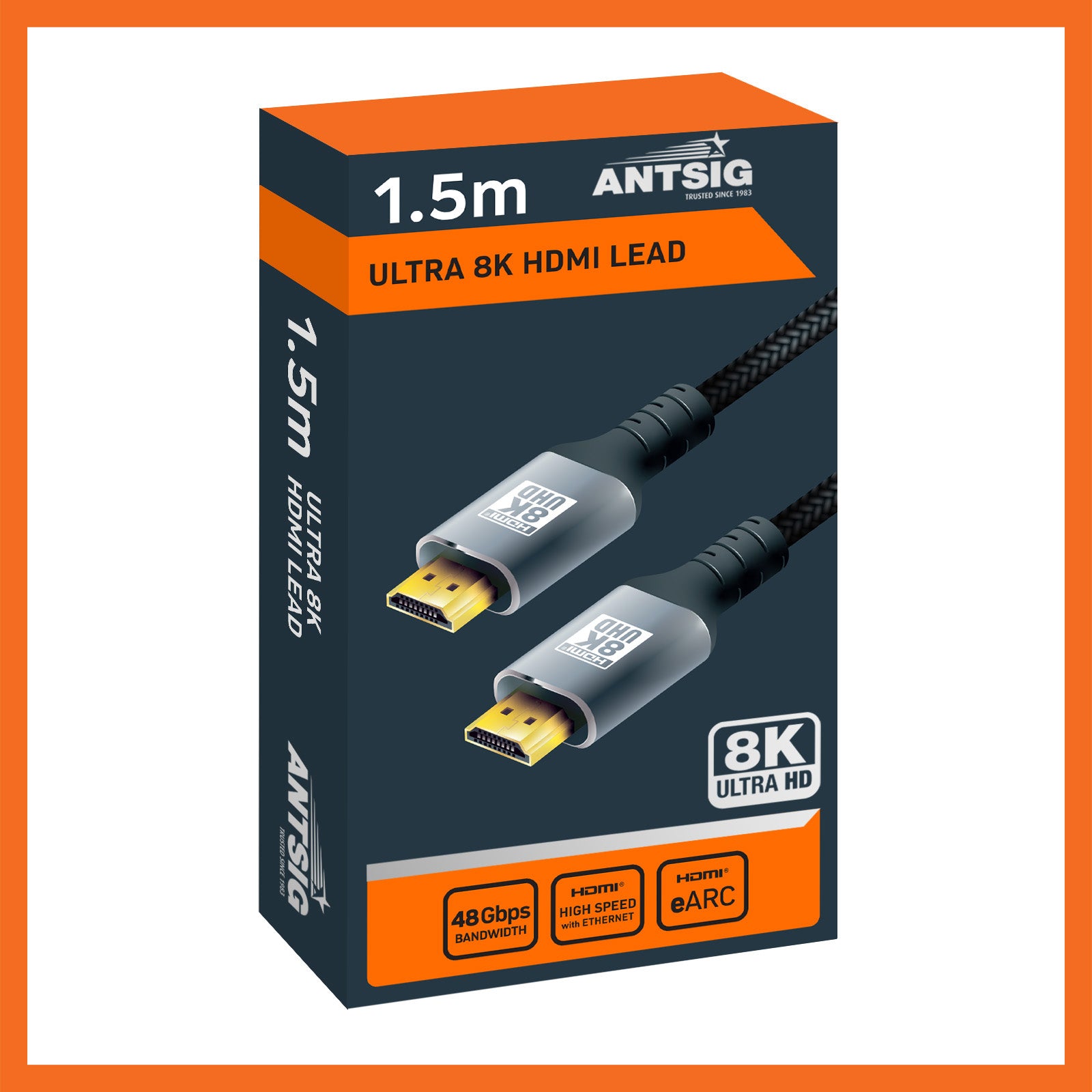 Antsig 1.5m Ultra-HD 8K HDMI Lead
