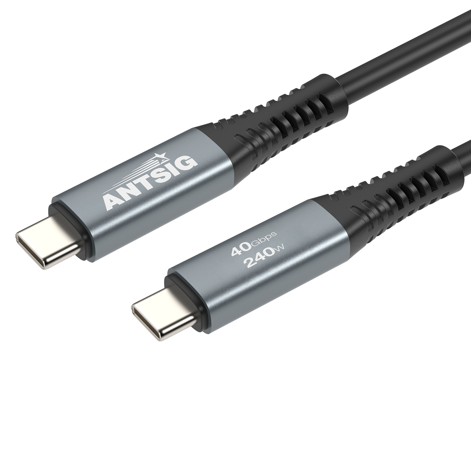 Antsig 1m USB4 240W USB-C to USB-C Cable