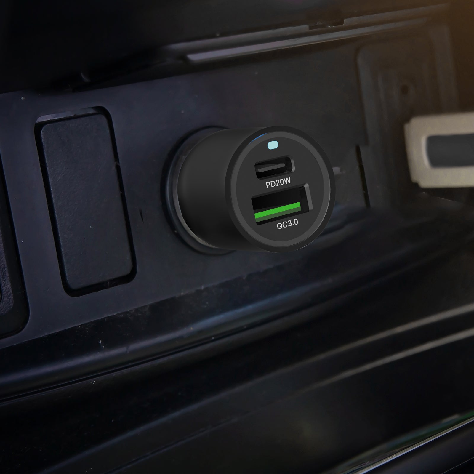 Antsig 38W 2-Port USB Car Charger