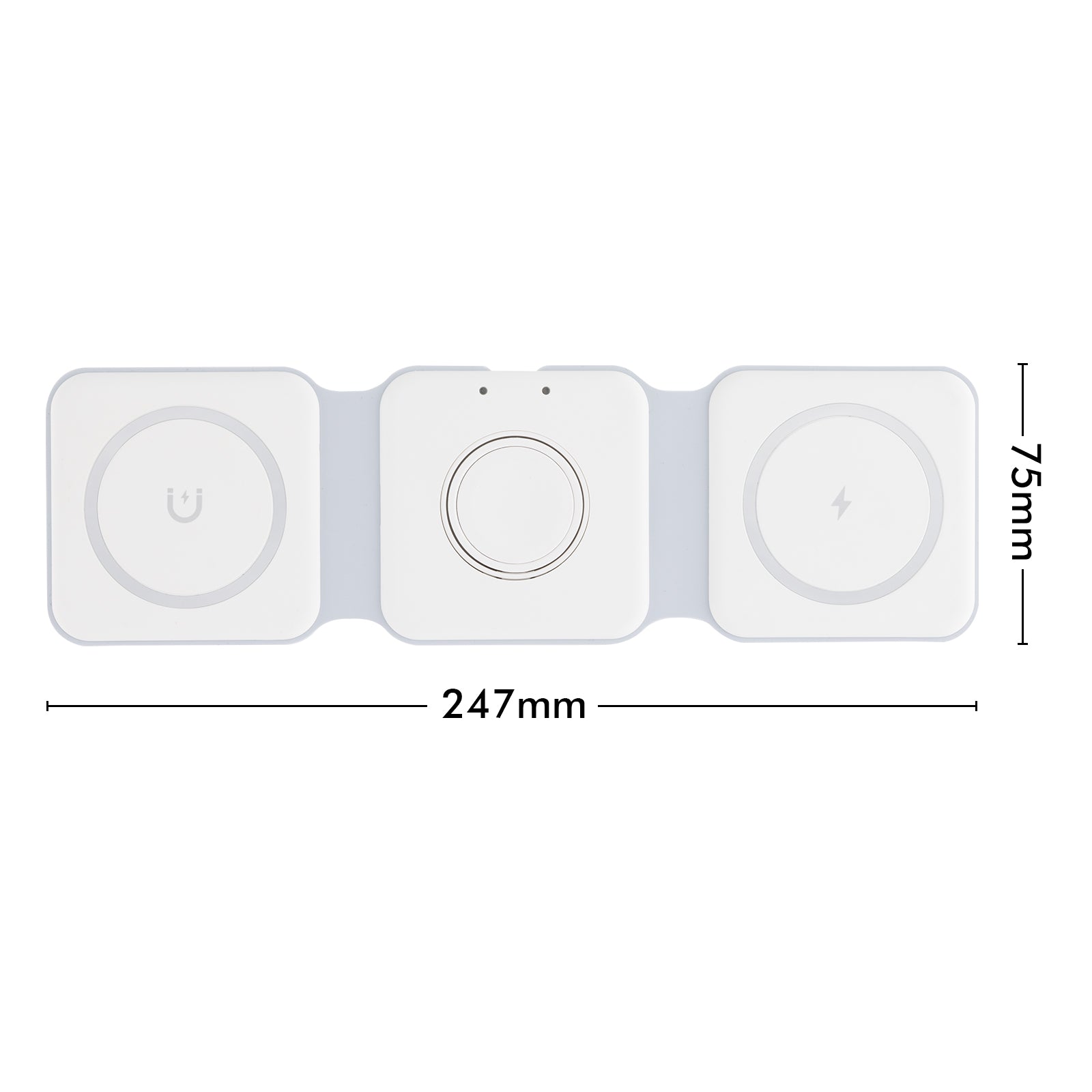 Antsig 15W 3-in-1 Foldable Wireless Charging Pad