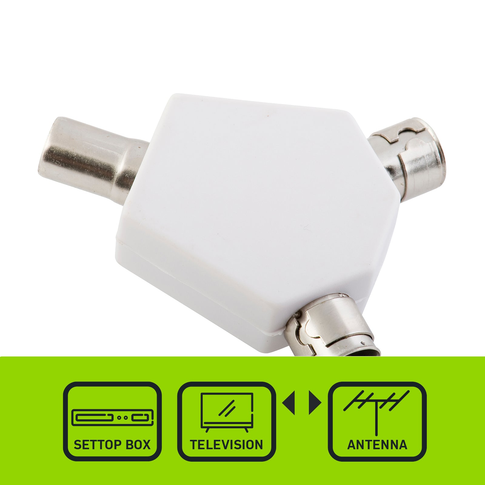 2-Way PAL TV Splitter