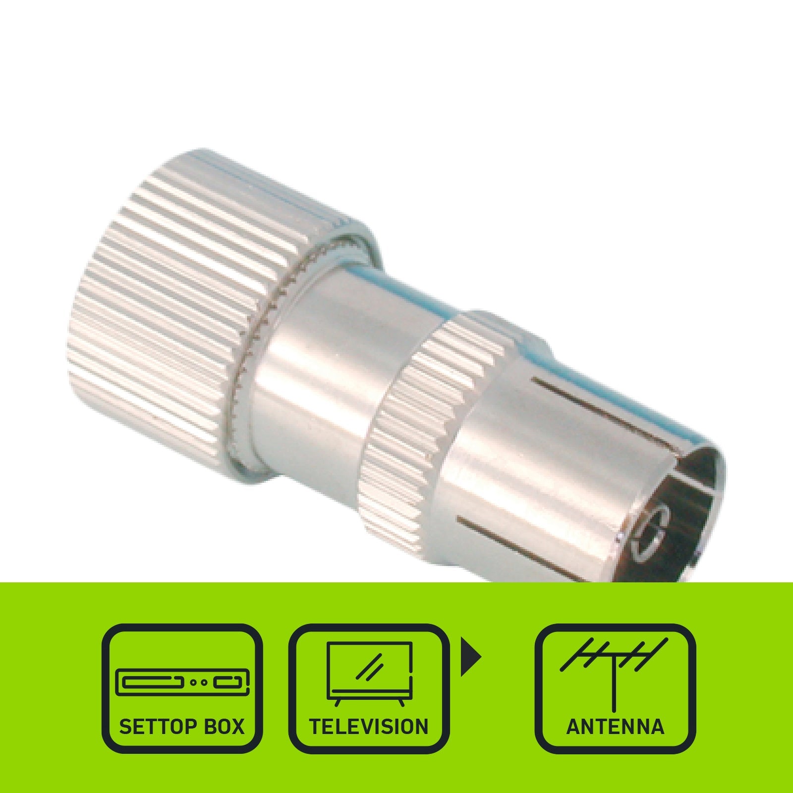 75 Ohm Metal Line TV Socket