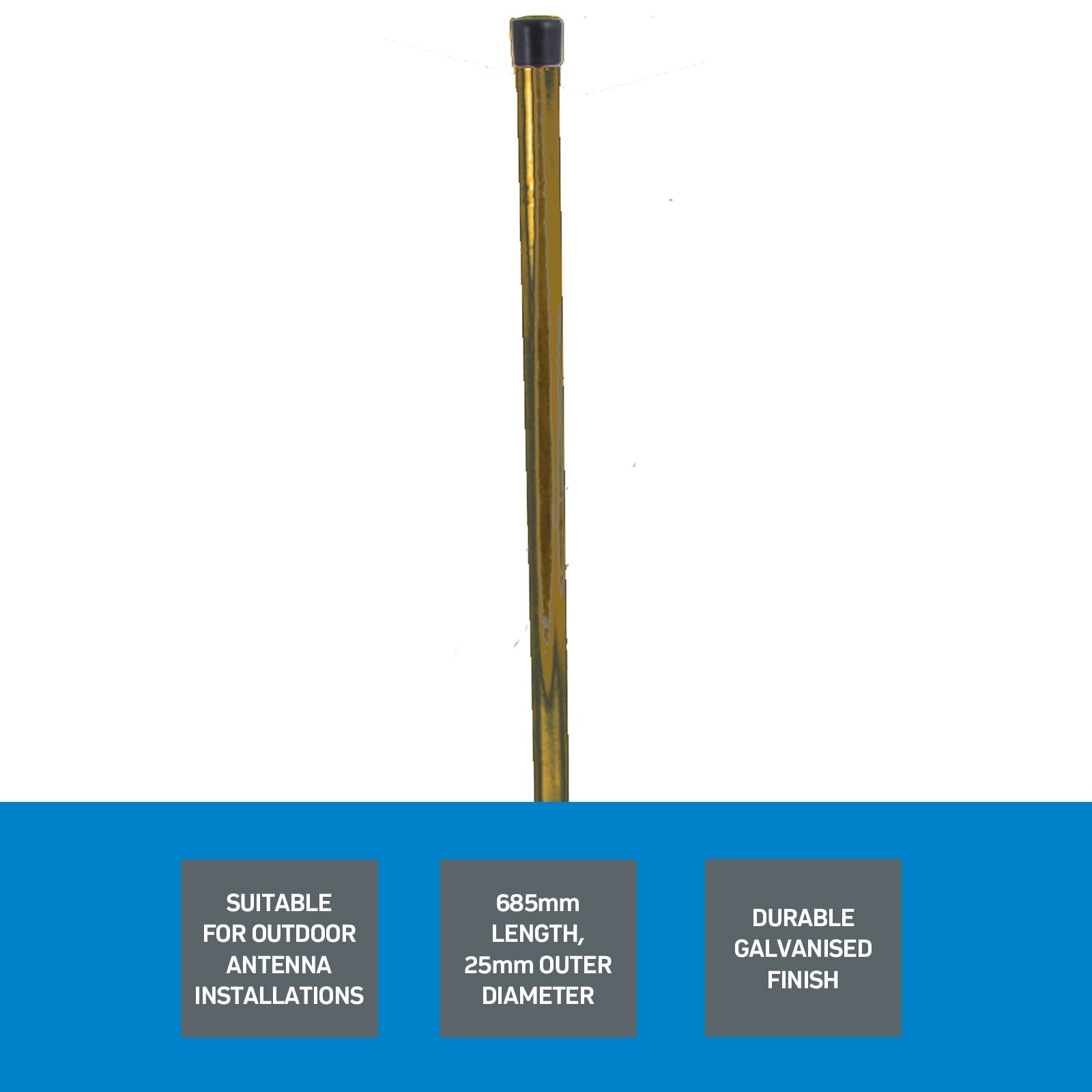 "27" Antenna Eave Mount