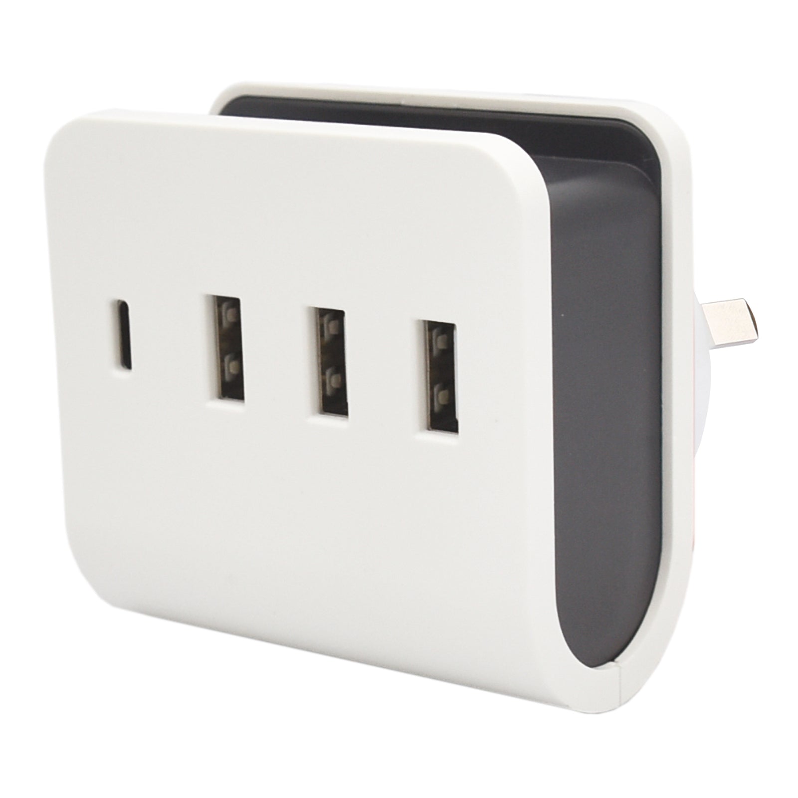 4 Port USB-Charger with Phone Holder