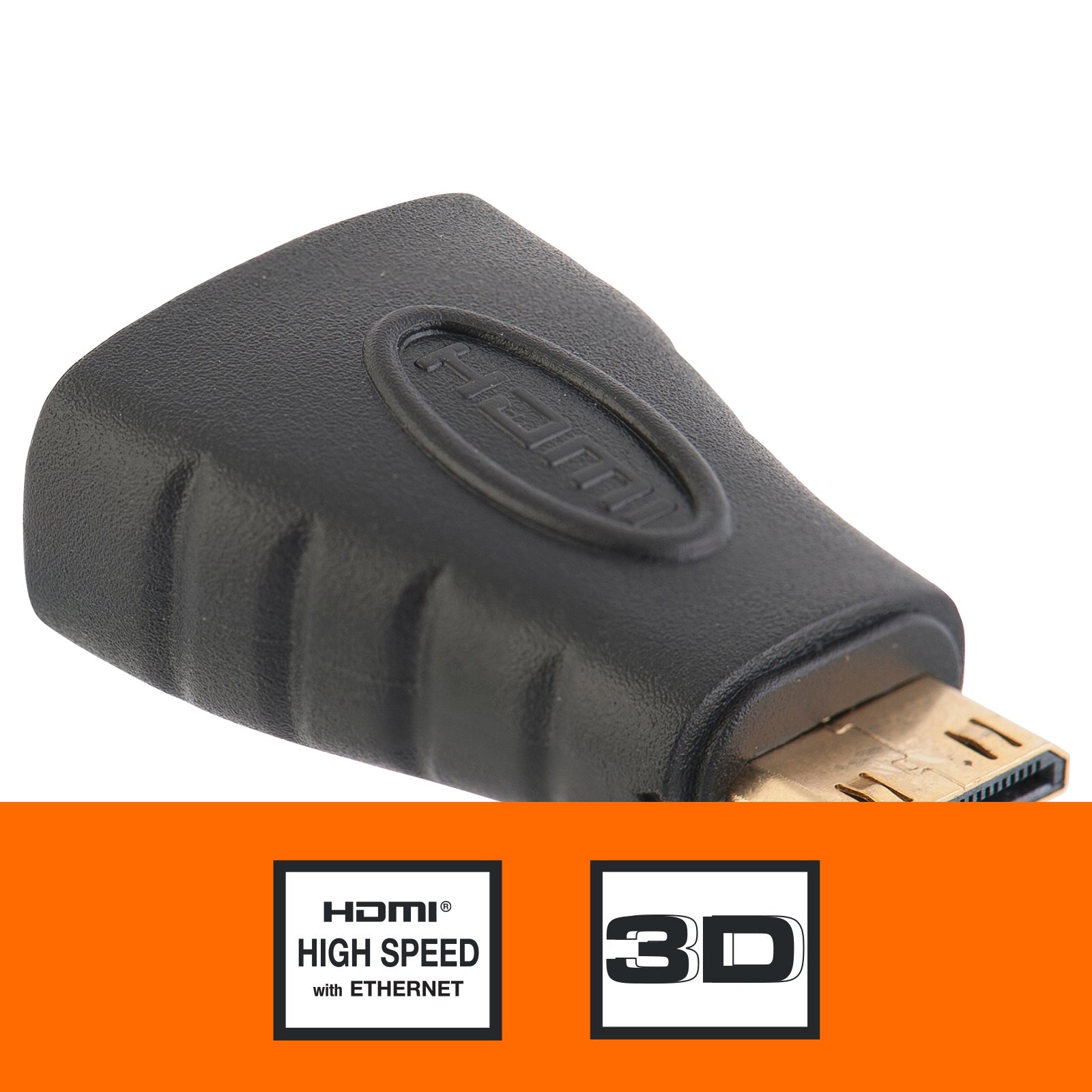 Mini HDMI Plug to HDMI Socket Adaptor