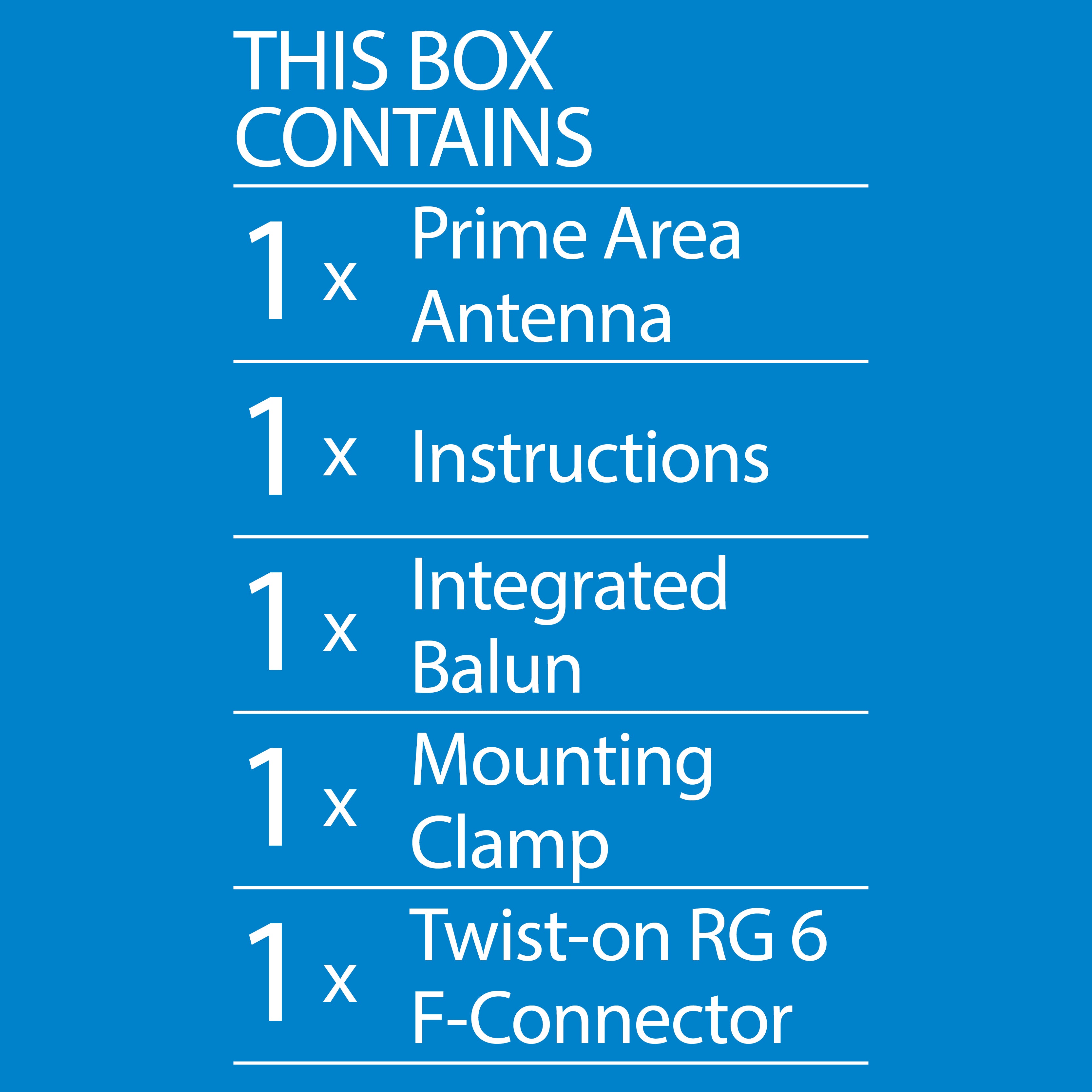 Prime Super Multiband UHF Outdoor Antenna