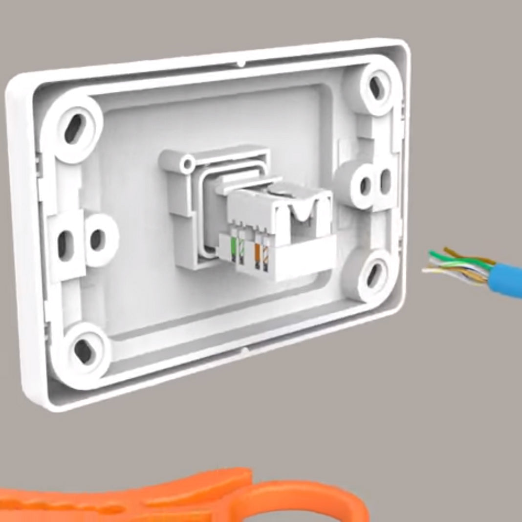 How to Wire a CAT6 Wall Plate