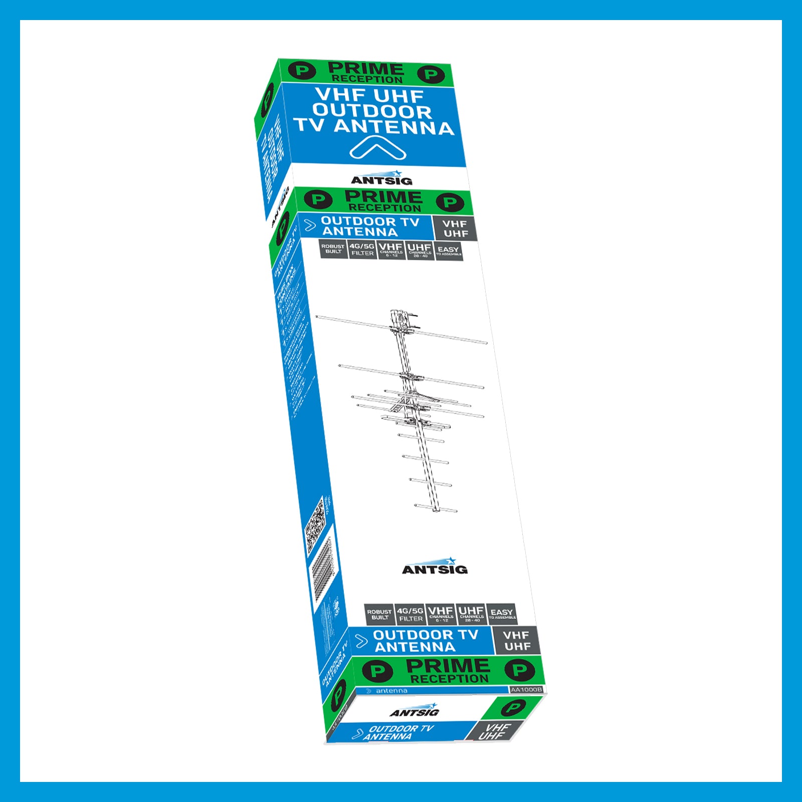 Antsig VHF UHF Outdoor Antenna