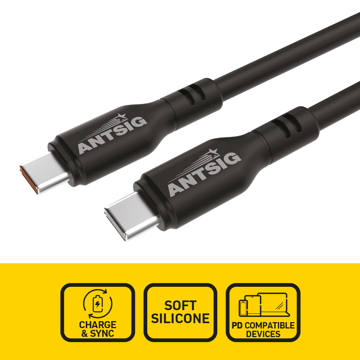 Antsig 2m 100W USB-C to USB-C Cable