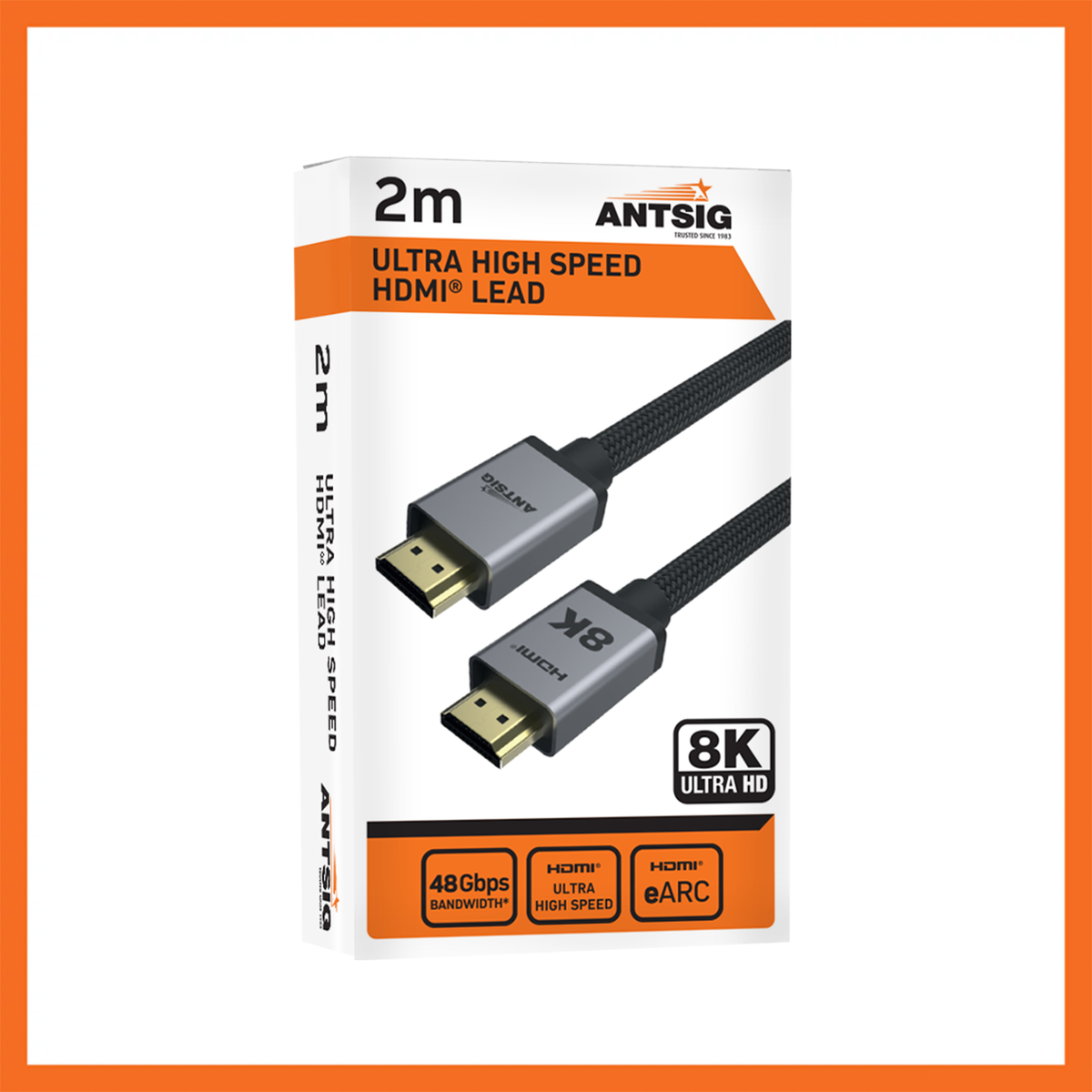 Antsig 2m Ultra High Speed 8K HDMI Cable
