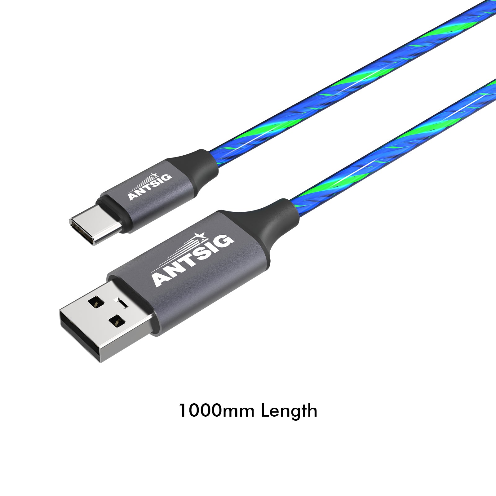 Antsig 1m USB-A To USB-C Light Cable
