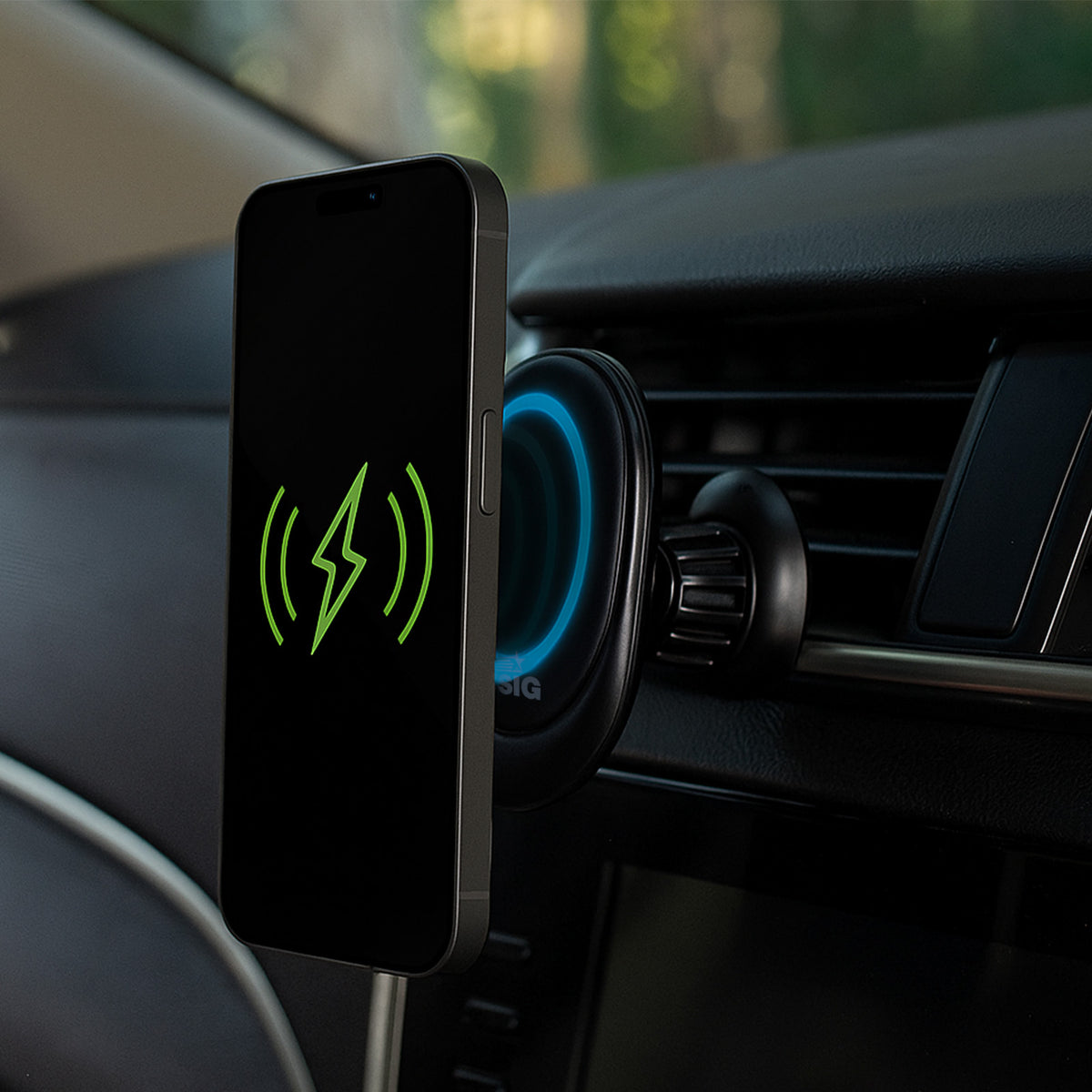Antsig 15W Fast Charging Wireless Magnetic Car Charger