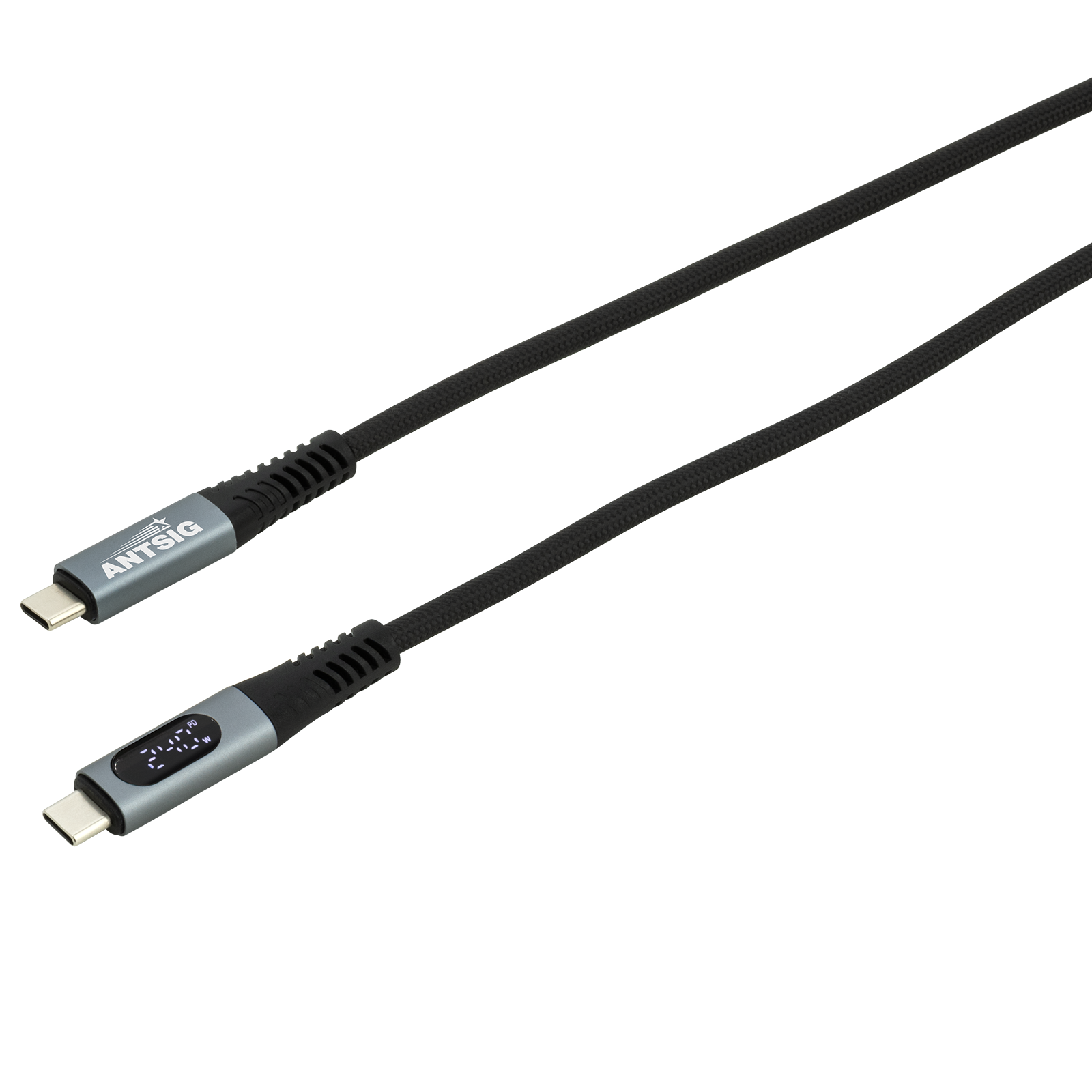 Antsig 2m 240W USB-C to USB-C Cable With LED Display