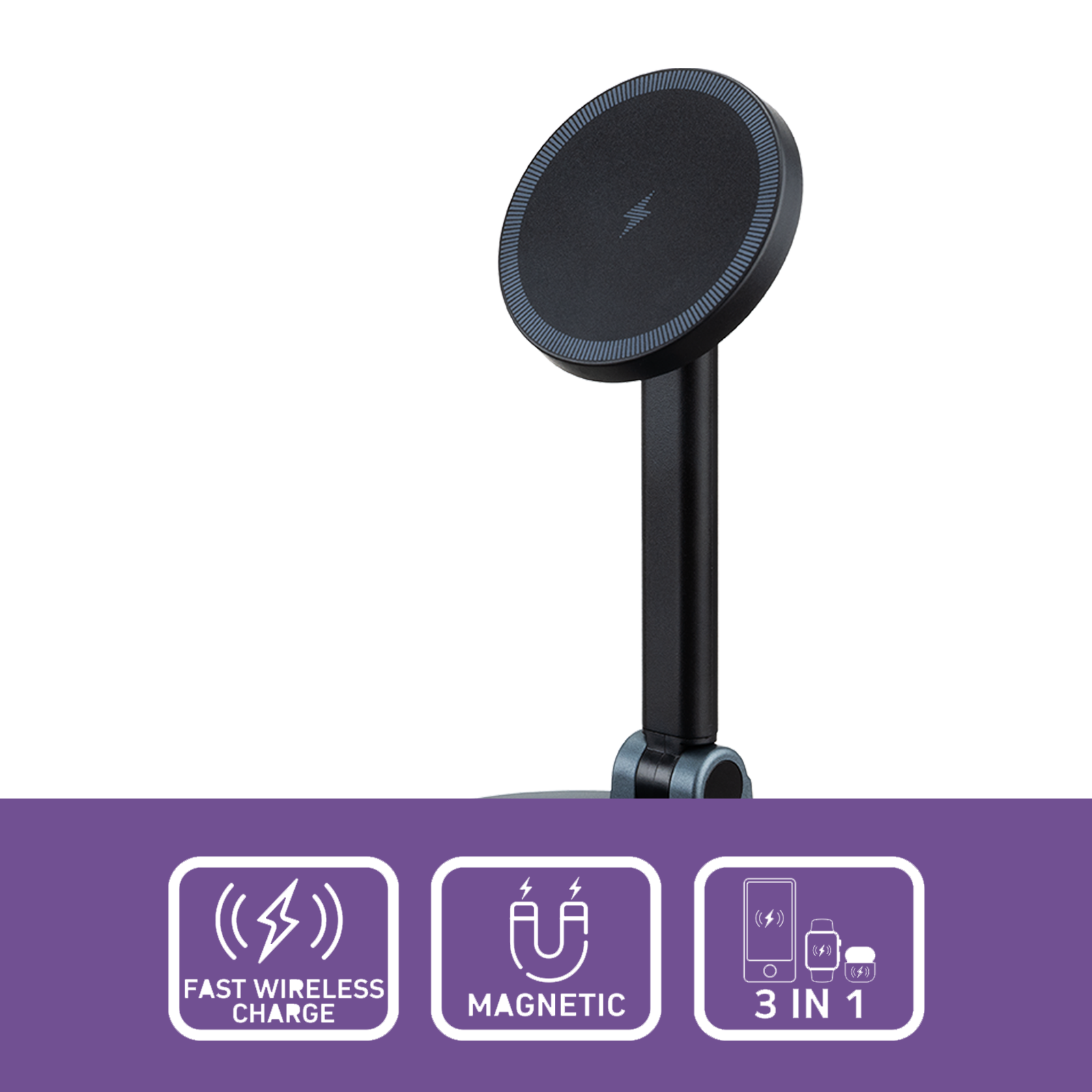 Antsig 25W 3-In-1 Foldable Magnetic Fast Wireless Charger