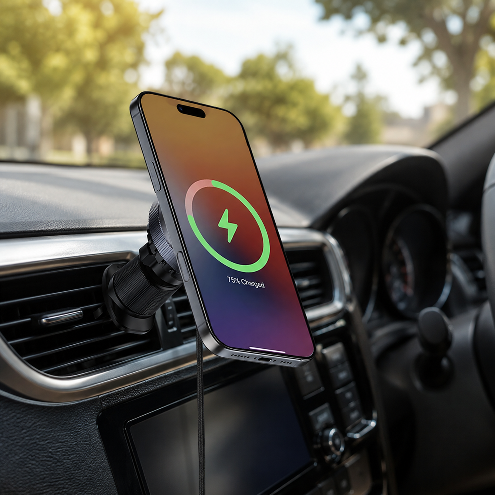 Antsig 25W Magnetic Fast Wireless Car Charger