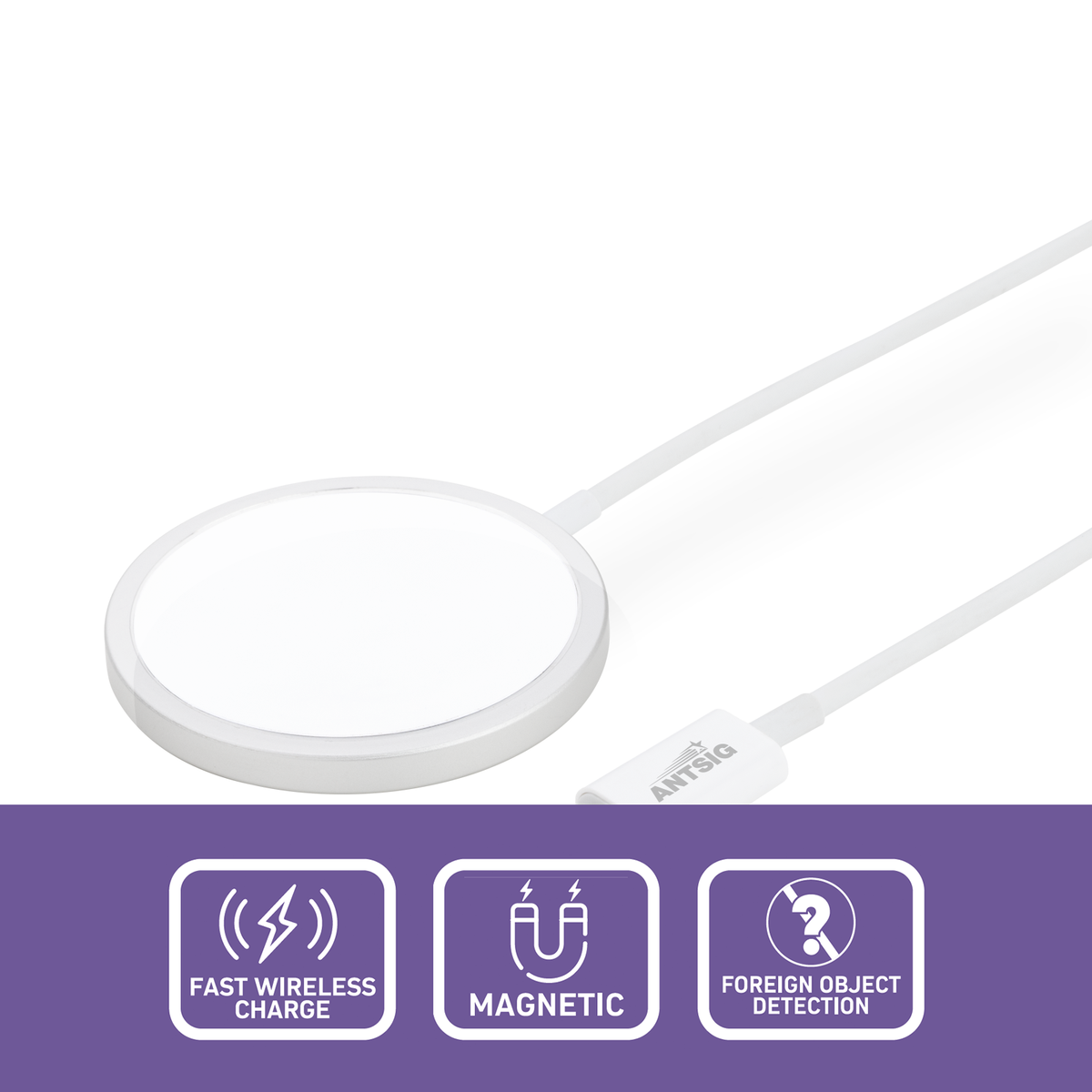 Antsig 25W Magnetic Fast Wireless Charging Pad
