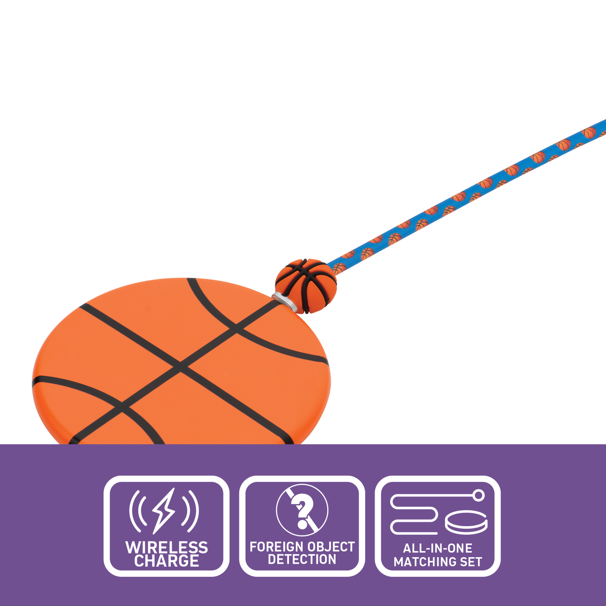 Antsig 15W Wireless Charging Kit Basketball