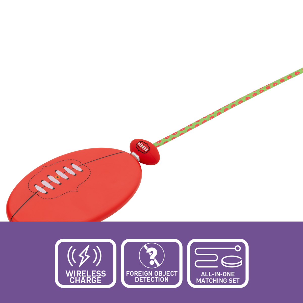 Antsig 15W Wireless Charger Kit Football