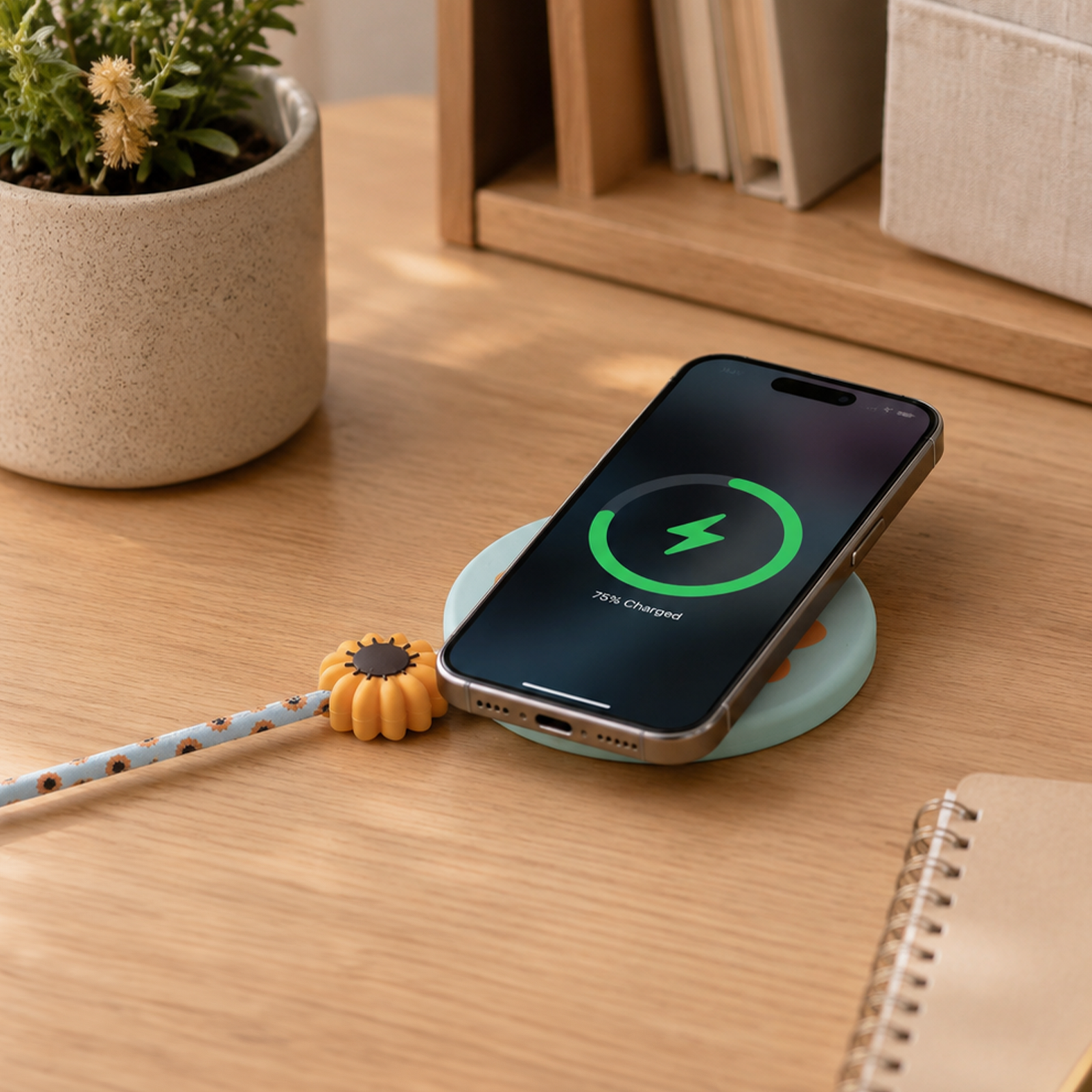 Antsig 15W Wireless Charger Kit Flower