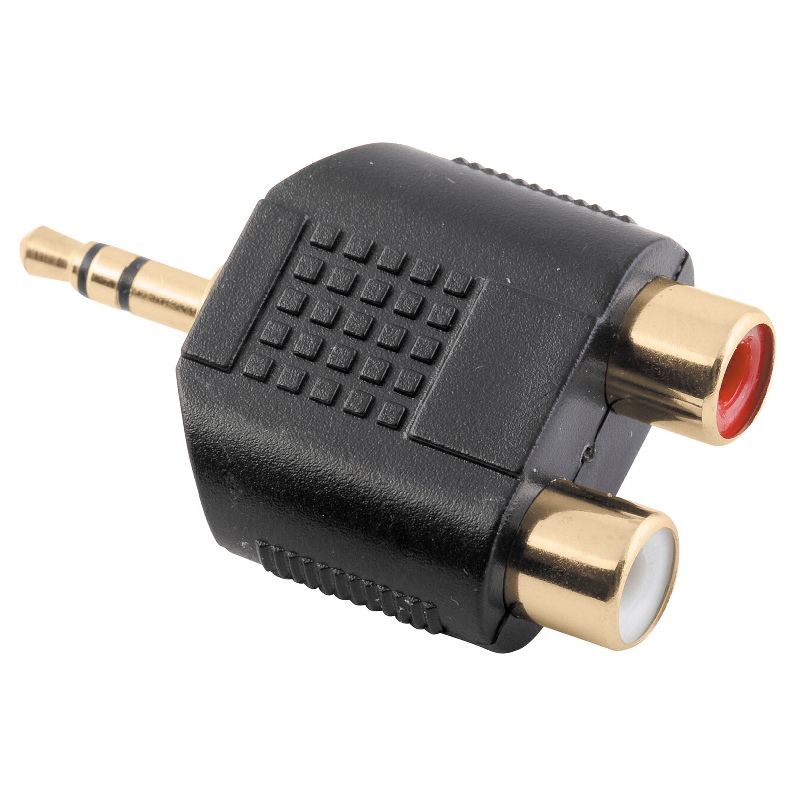 3.5mm Plug Dual RCA Audio Adaptor