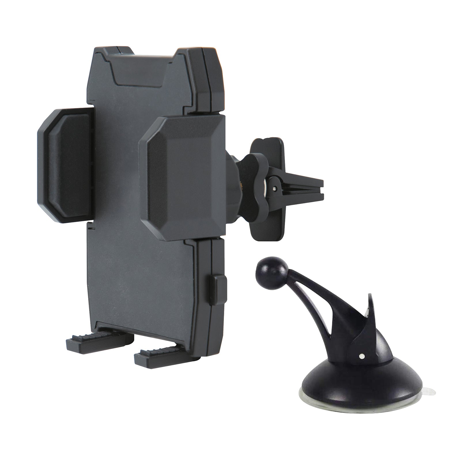 2-in-1 Car Phone Holder Vent Or Suction Mount