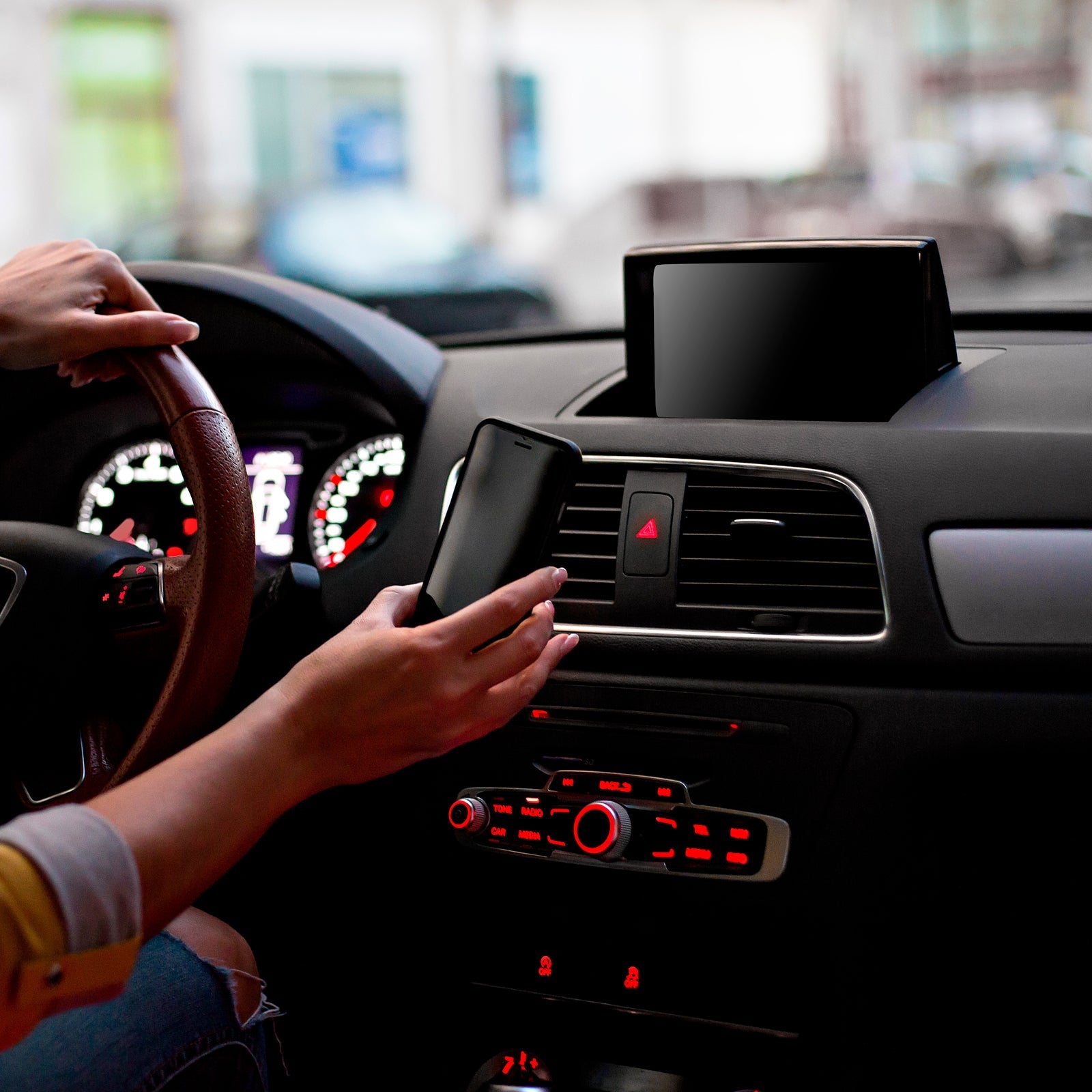 Car Phone Holder Dash Mount