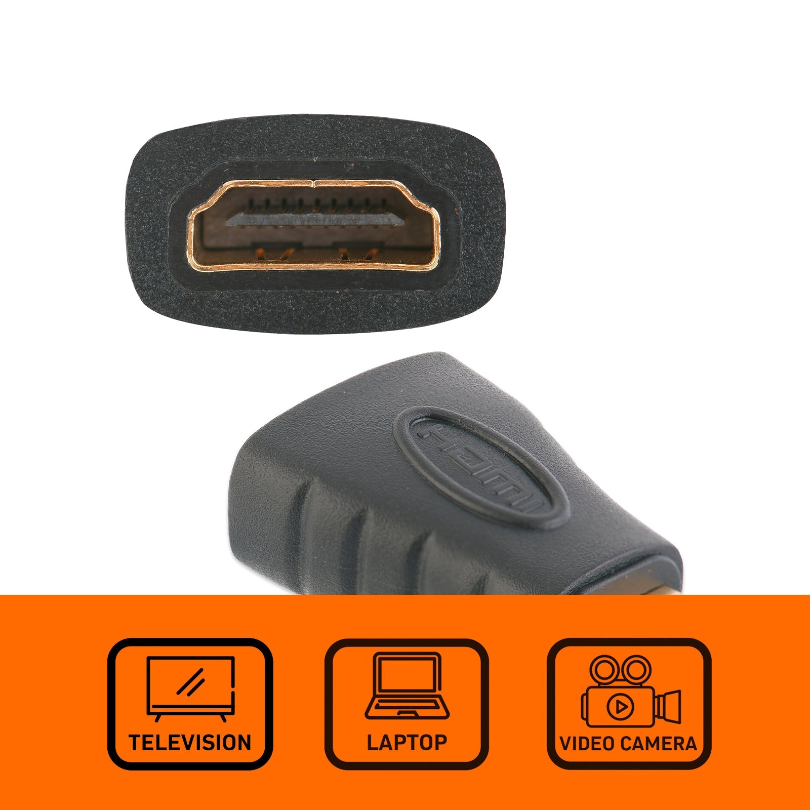 Micro HDMI Plug to HDMI Socket Adaptor