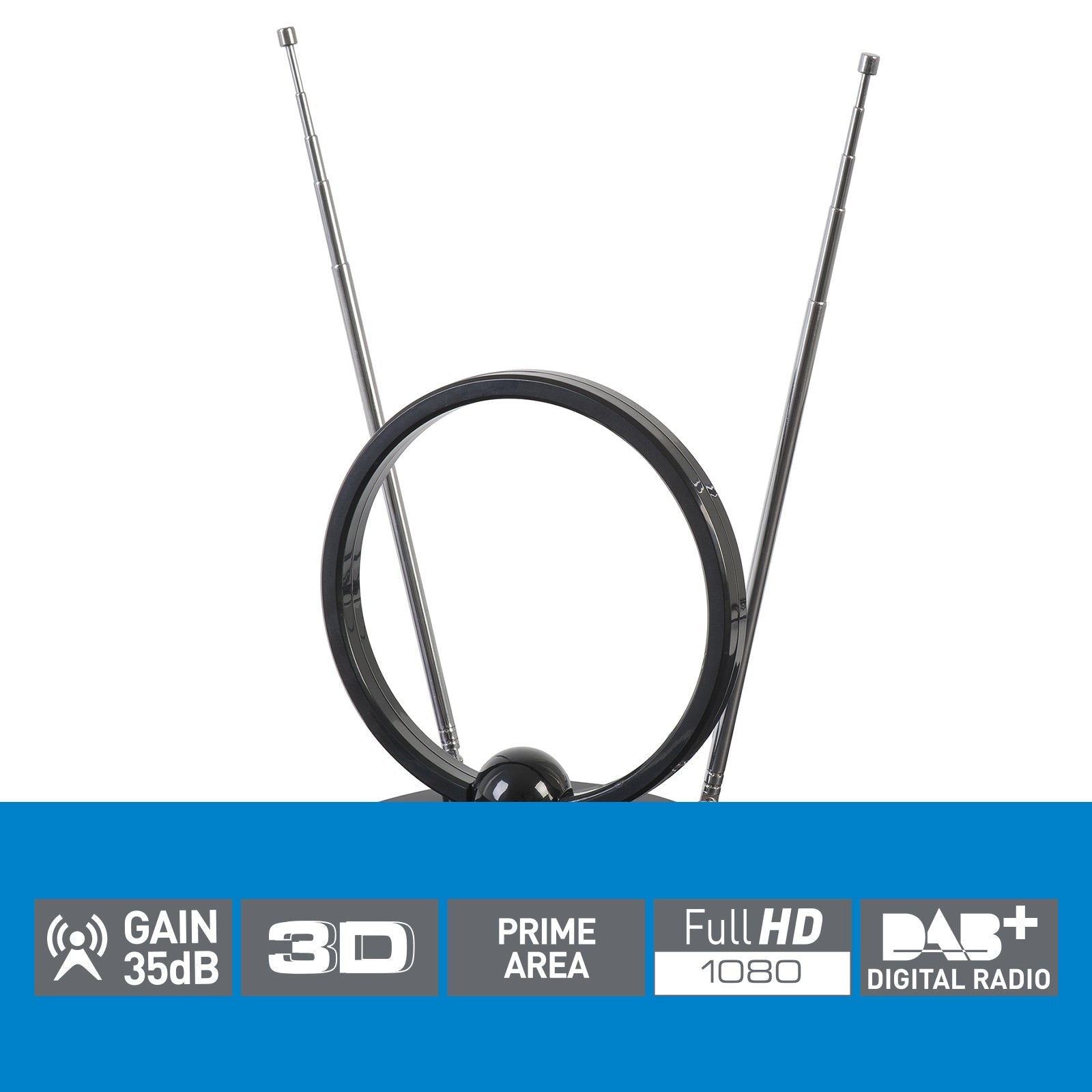 Indoor Digital Amplified Full HD Antenna