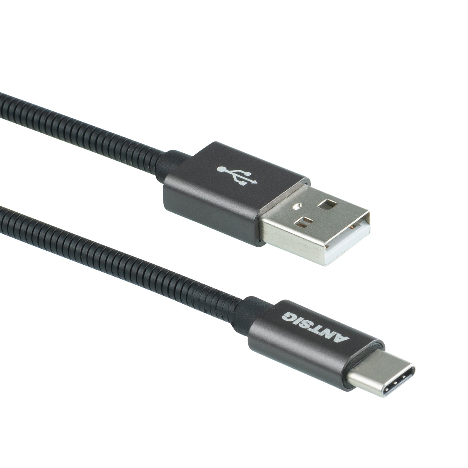 1.5m USB-A to USB-C Steel Cable