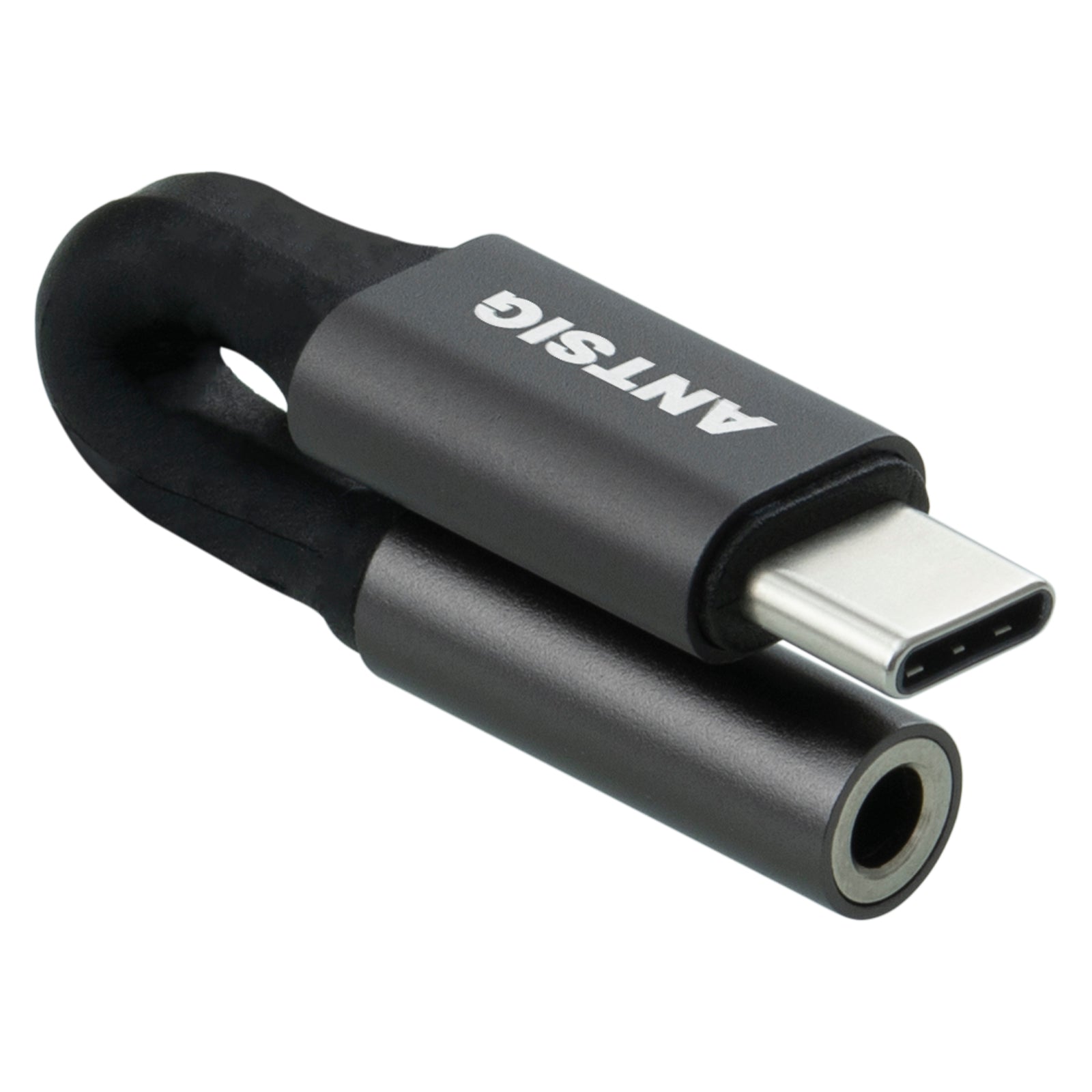 USB-C to 3.5mm Black AUX Female Audio Adaptor