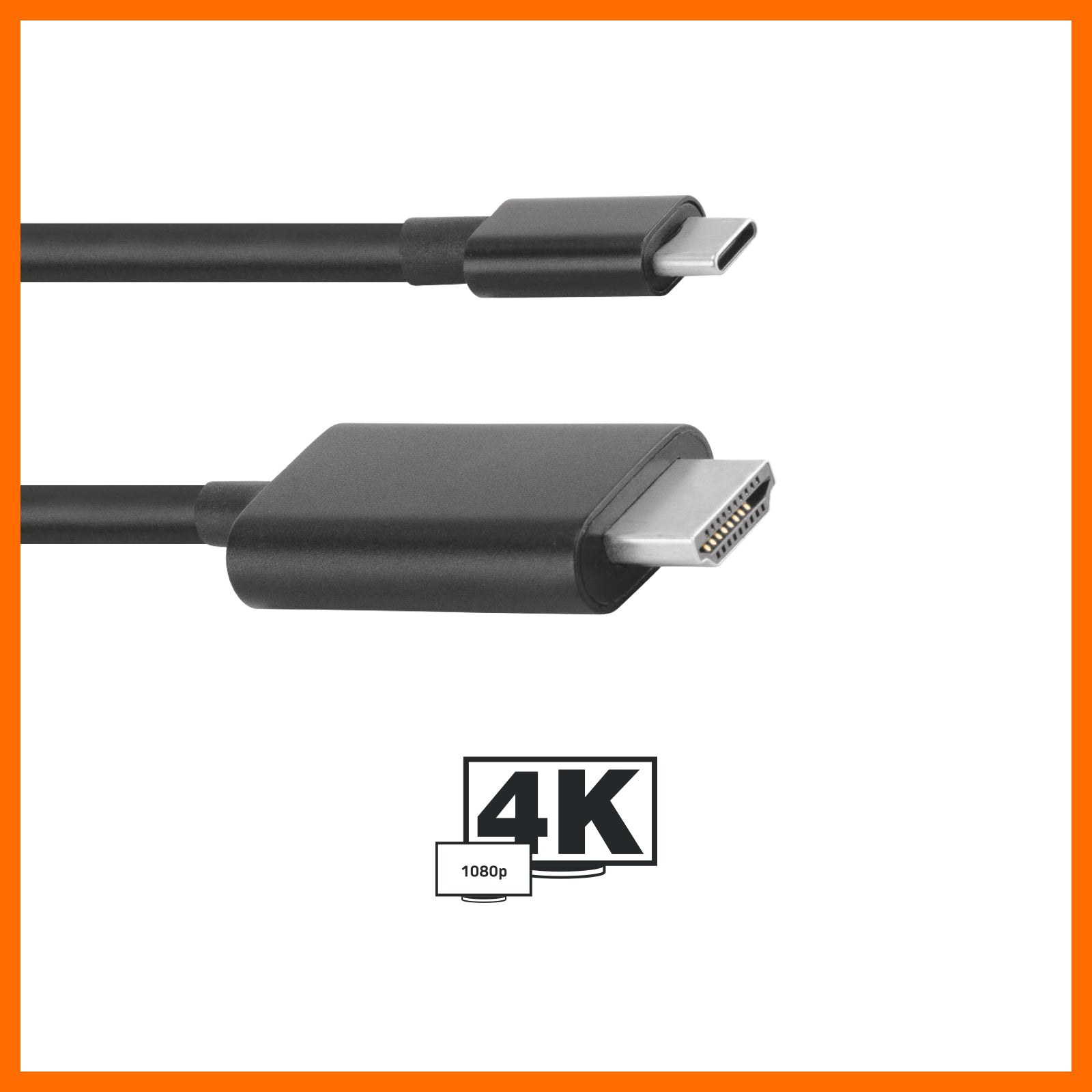 1.5m USB-C to HDMI Male Lead
