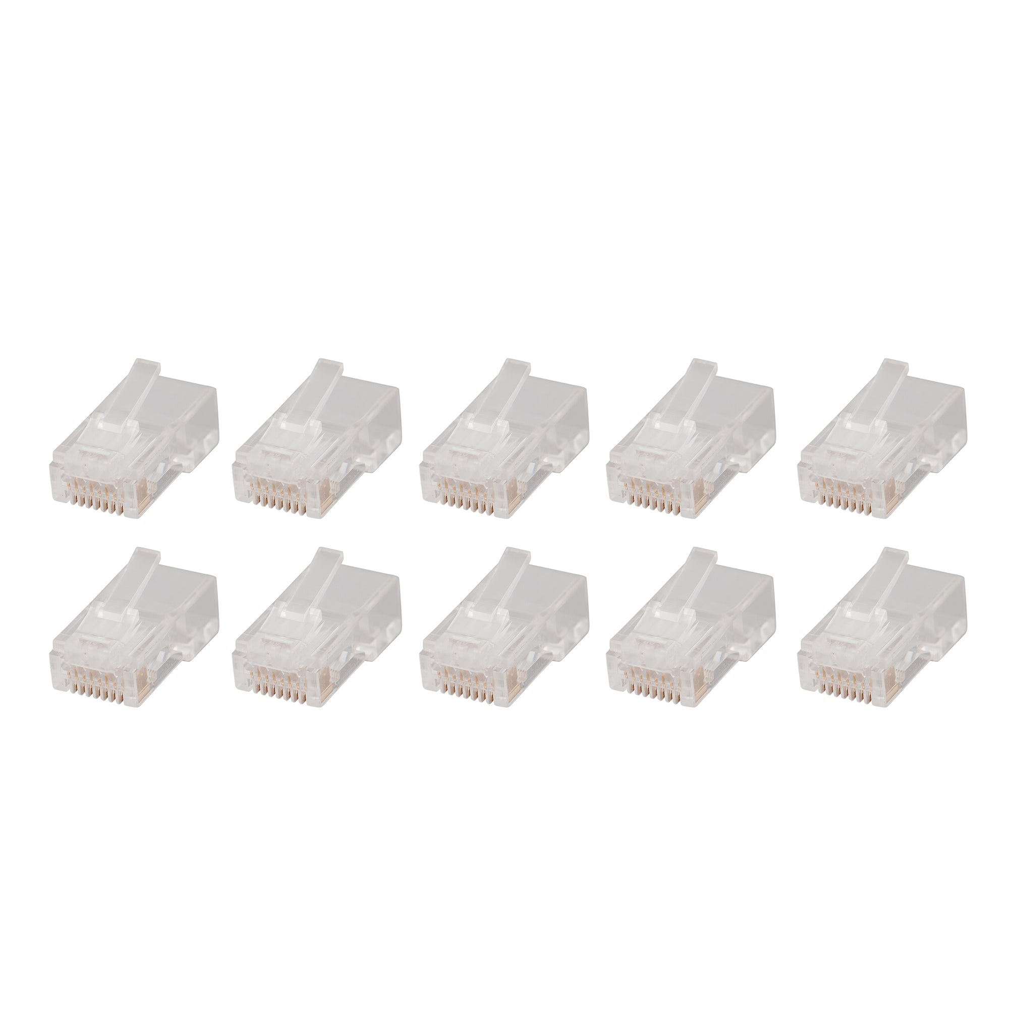 RJ45 Connectors For CAT5 Cable - 10 Pack