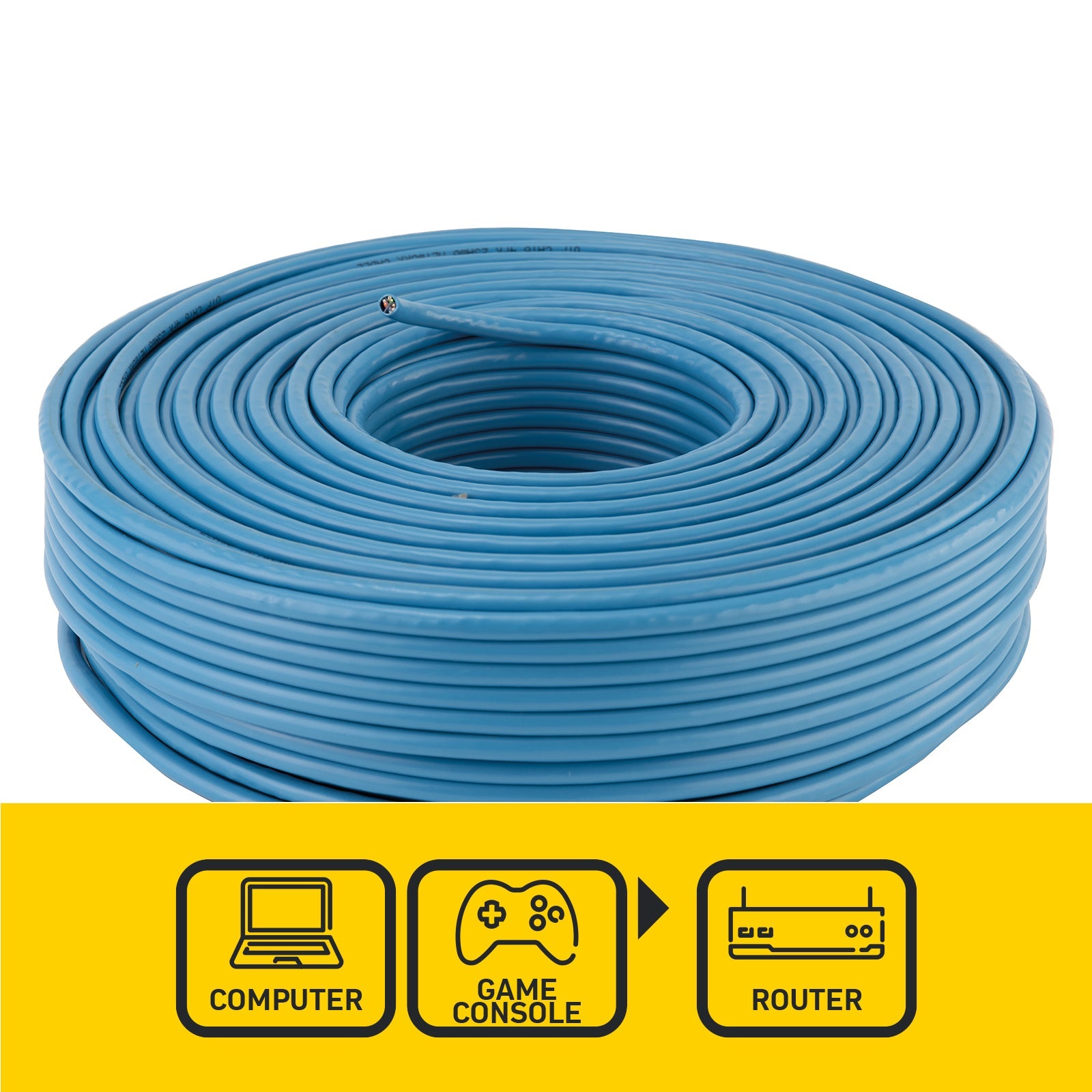 100m CAT6 Solid Core Ethernet Network Cable