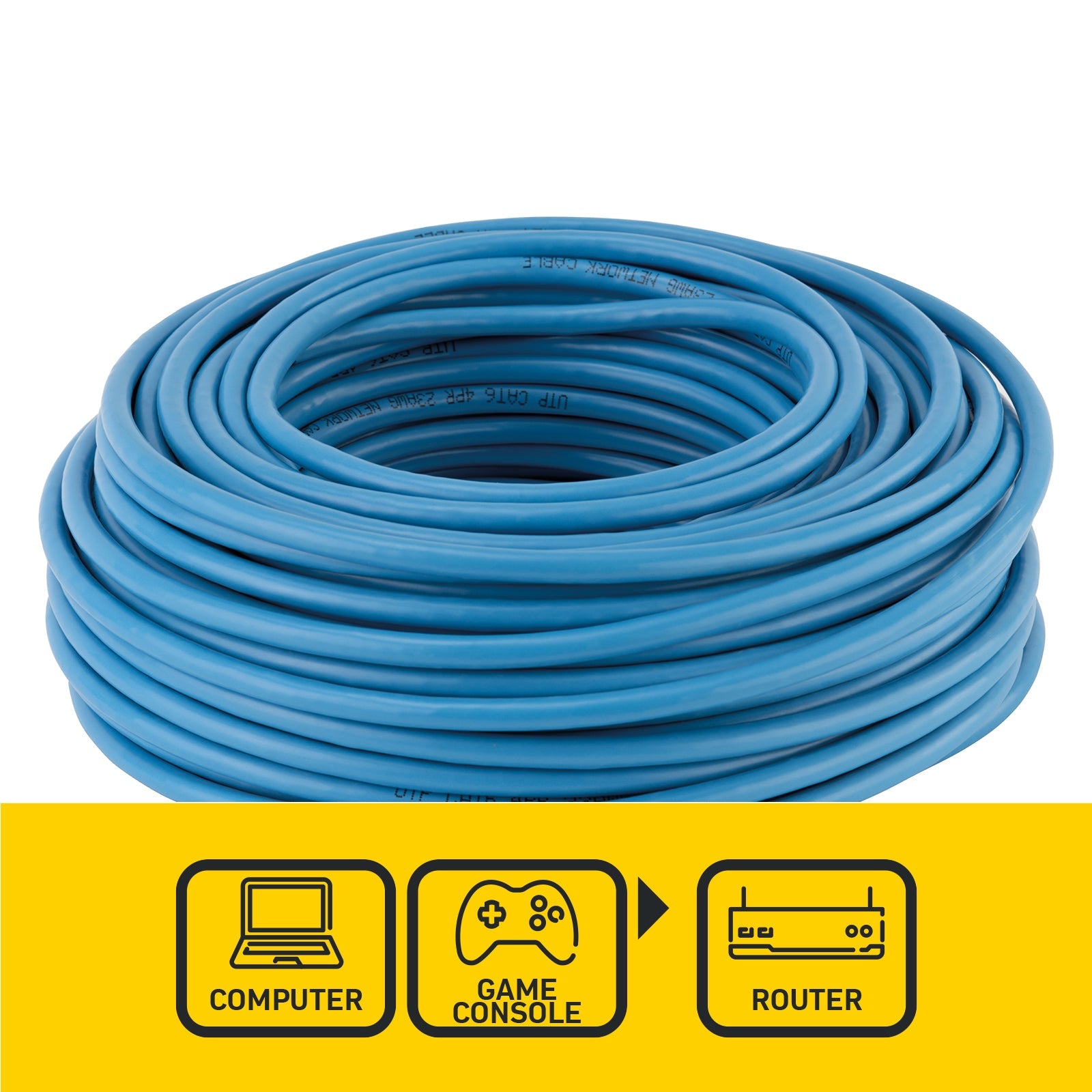 30m CAT6 Solid Core Ethernet Network Cable