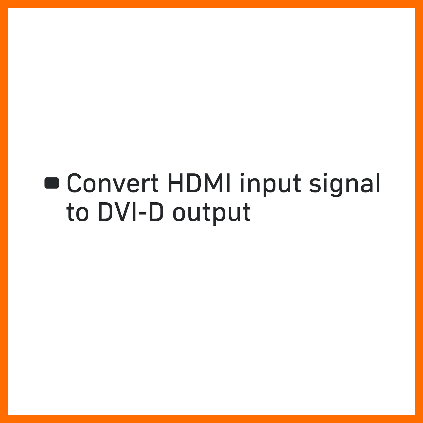 Male DVI-D to Female HDMI AV Adaptor