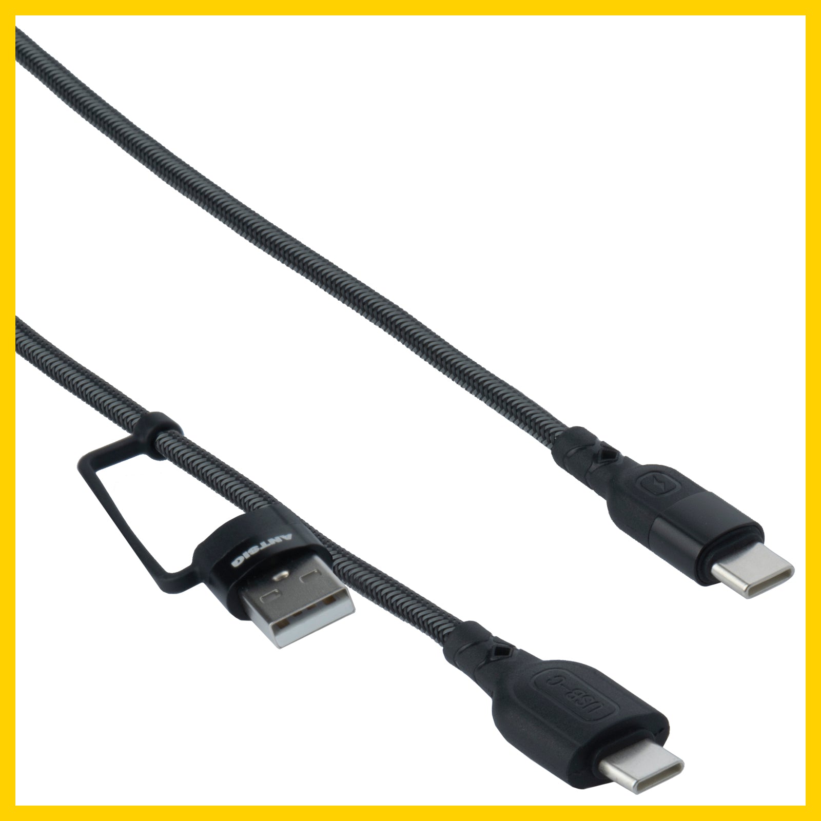 1.5m USB-C to USB-C/USB-A Adaptor Cable